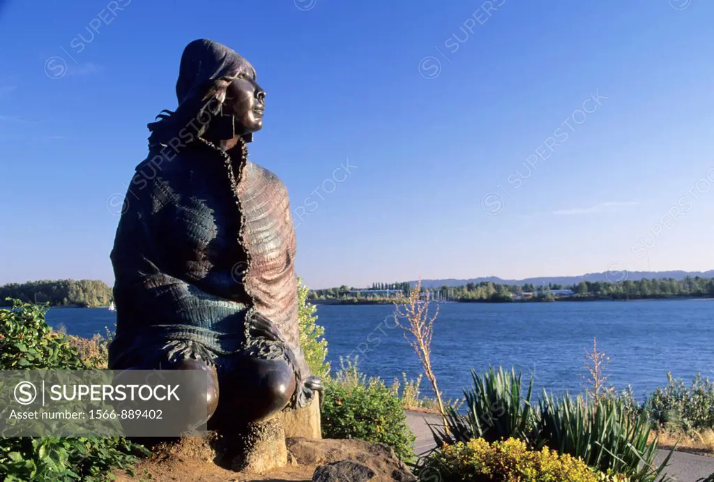 Ilchee statue, Vancouver National Historic Reserve, WA