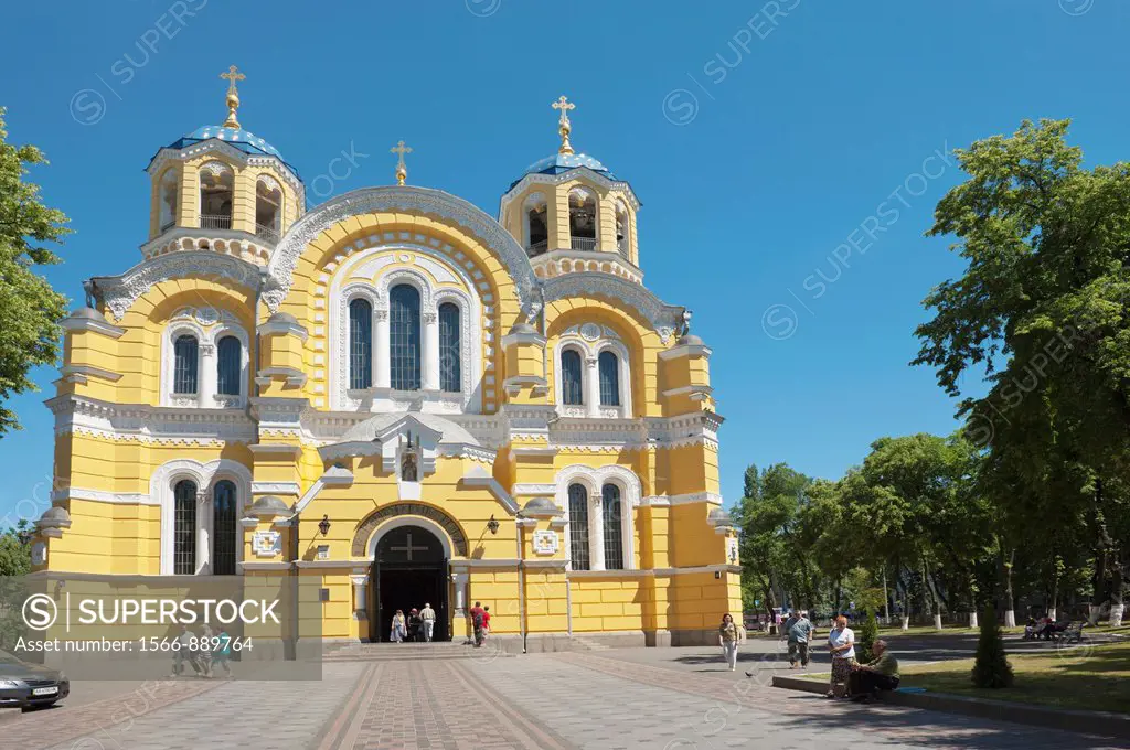 Saint Volodymyr´s Cathedral, Kiev, Ukraine, Europe