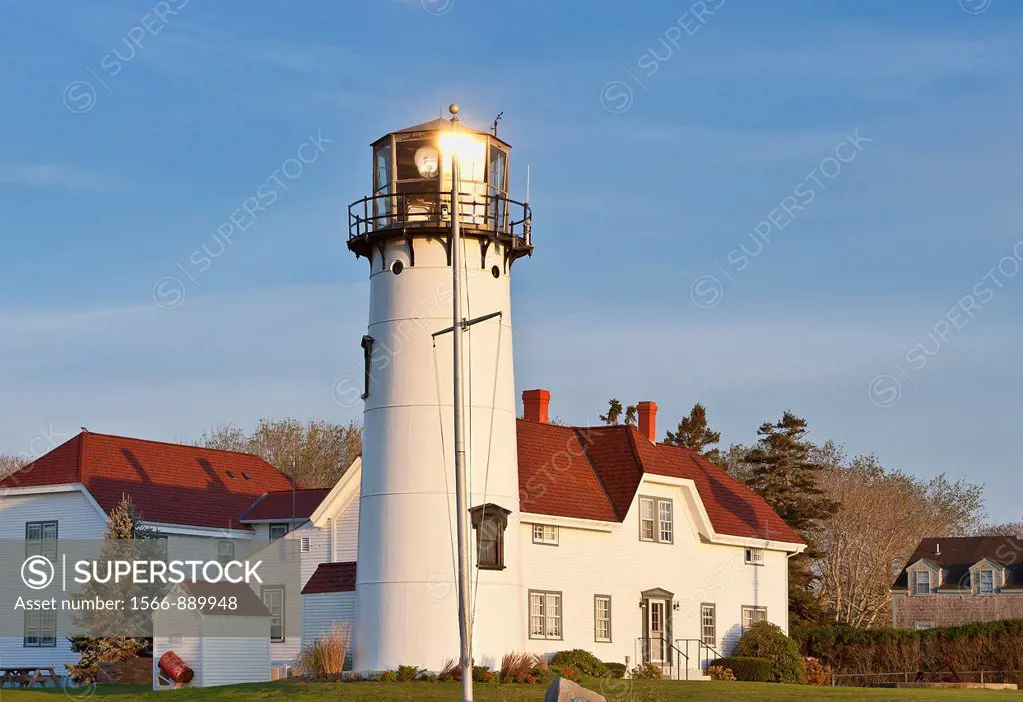 Chatham Light and Coast Guard station, Chatham, Cape Cod, MA, USA