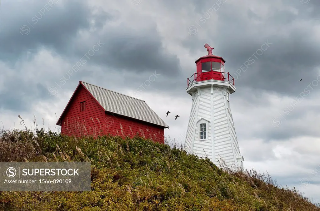 Mulholland Lighthouse, New Brunswick, Campobello, Canada