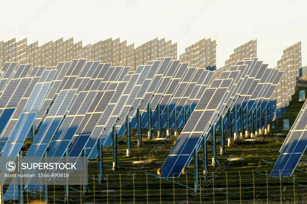 Sun power plant in Navarre