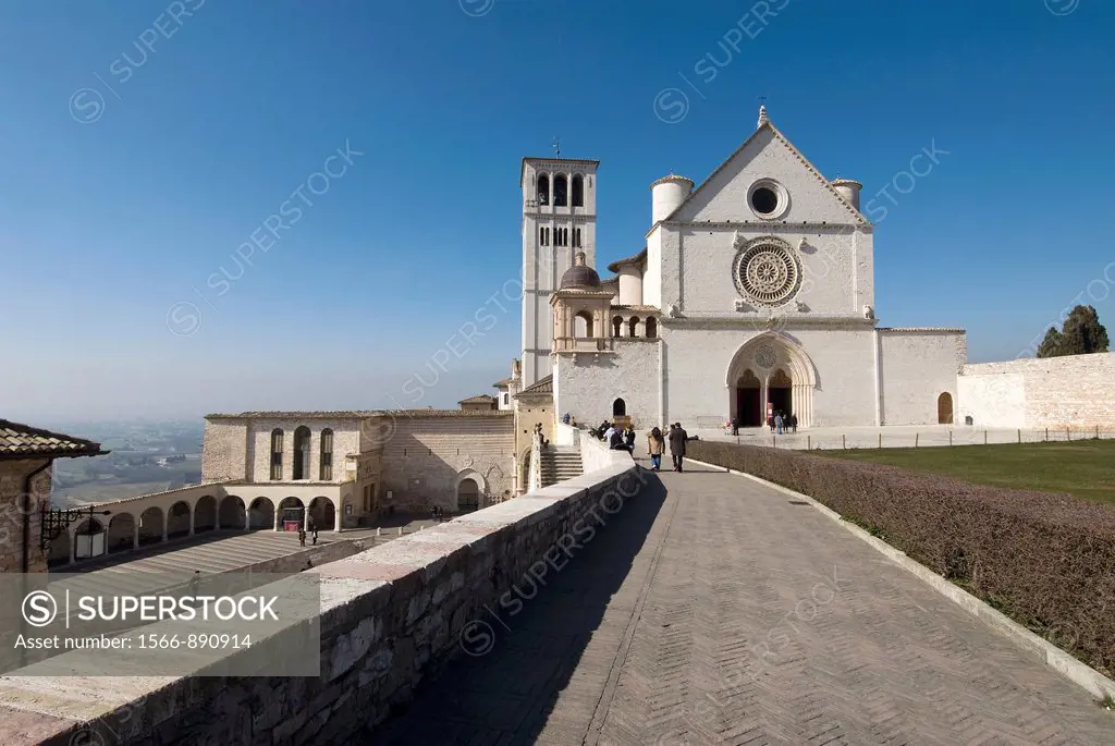 St  Francis Basilica, Assisi, Perugia, Umbria, Italy