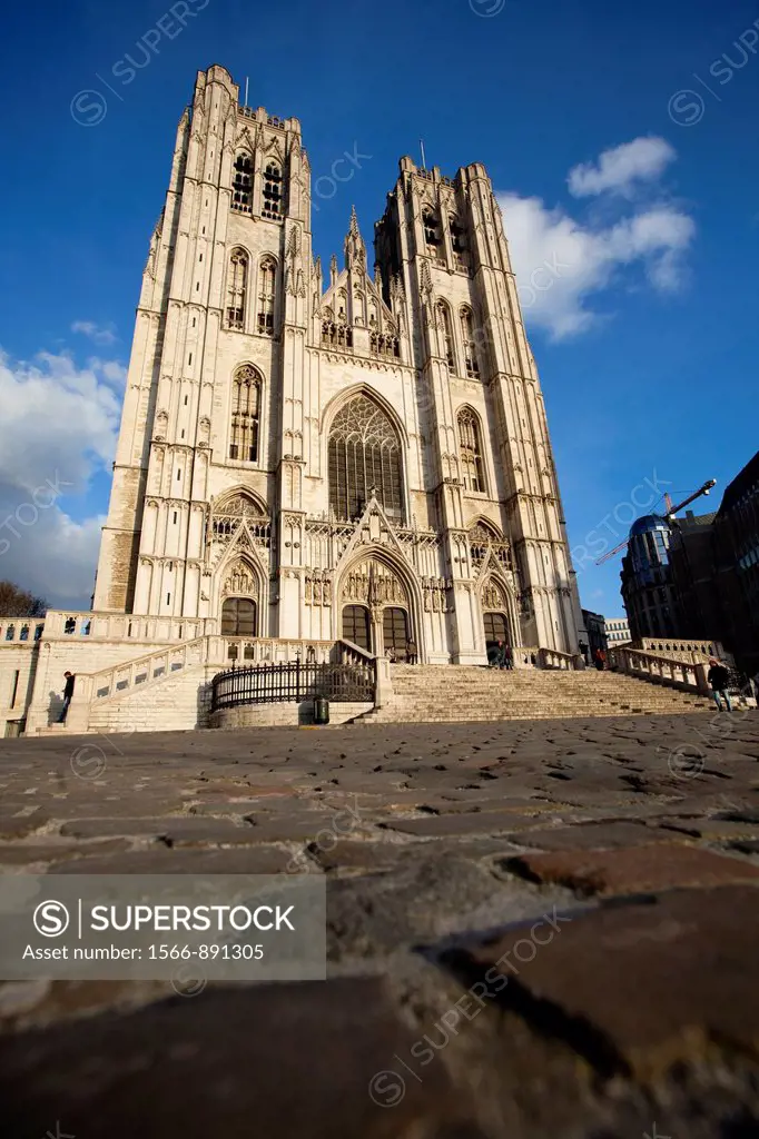 Cathedral of Saint Michael and Saint Gudula in Brussels, Belgium