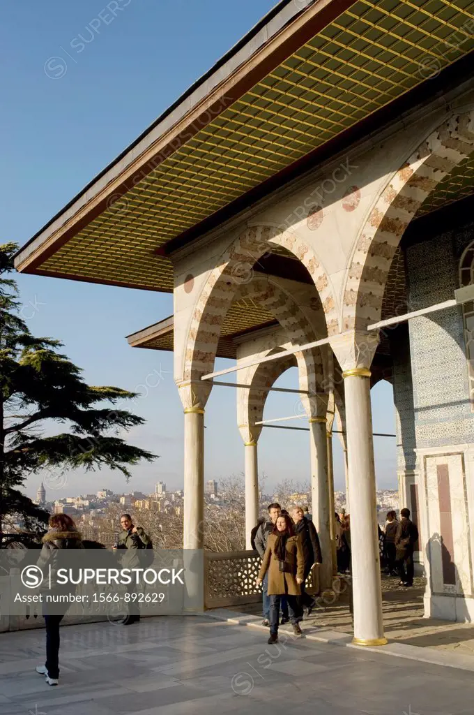 Detail of Topcapi palace. City of Istanbul, Turkey