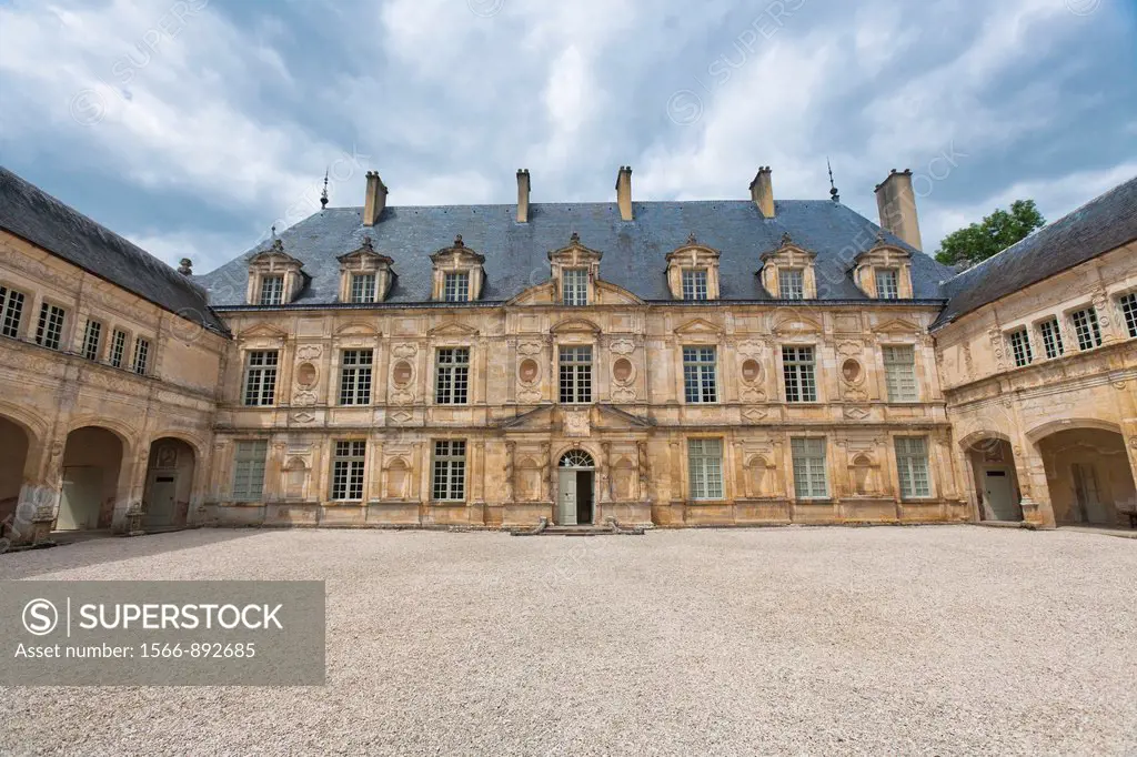 The picturesque castle of Bussy-Rabutin, Burgundy, France, Europe
