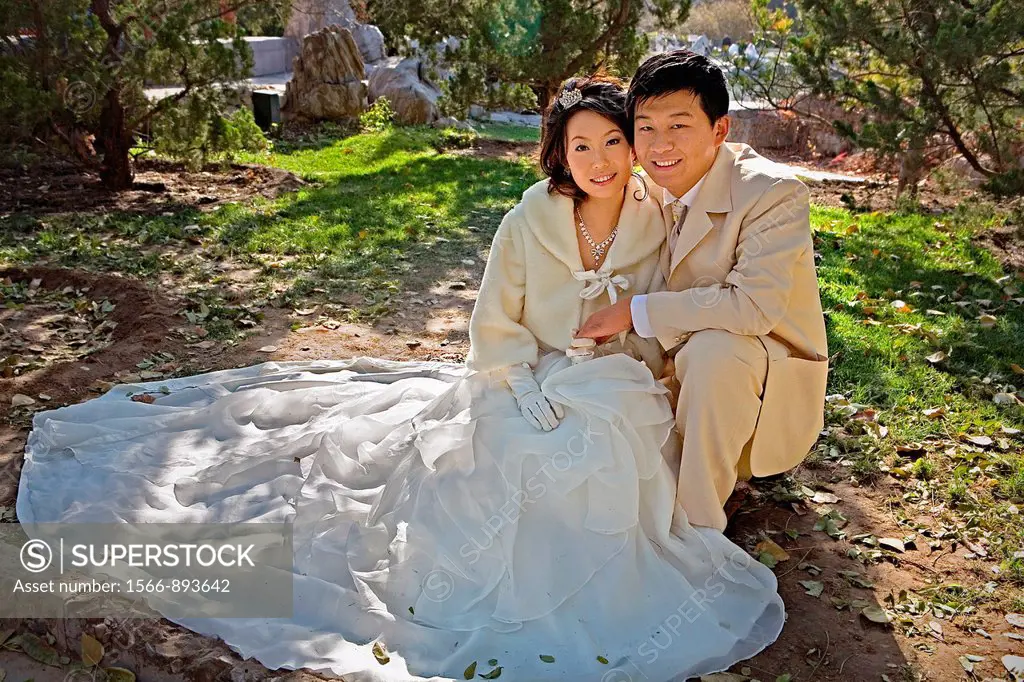 Just married, in Longtan park,Beijing, China