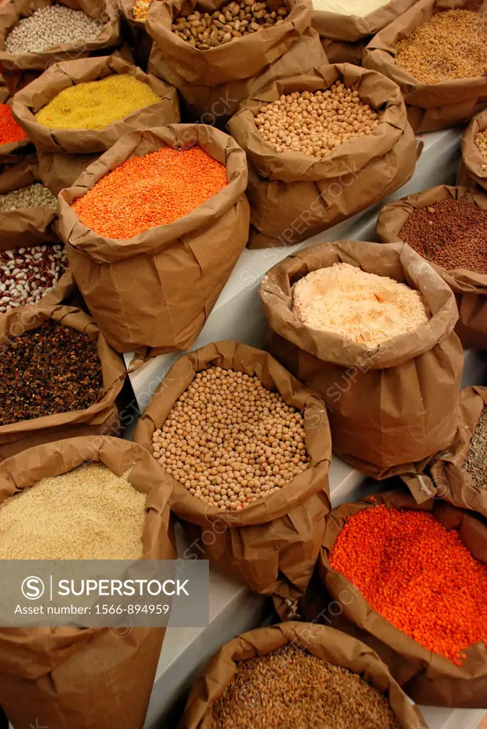 Bags with Asian spices