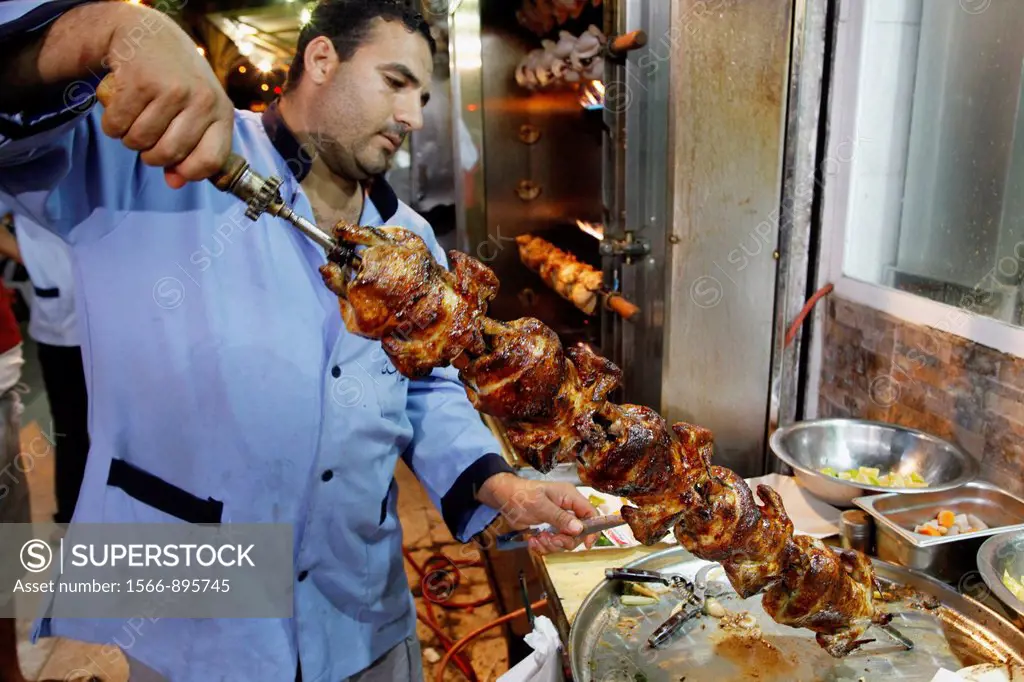 Grilled chicken restaurant, Aqaba, Jordan