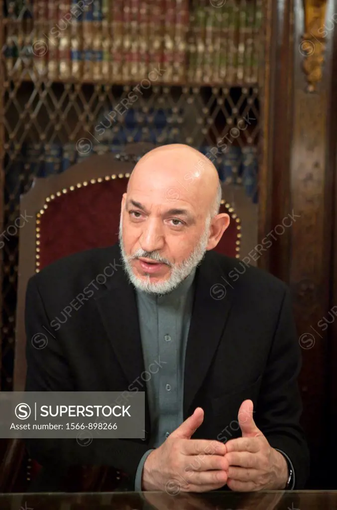 Hamid Karzai, president of Afghanistan since 2002