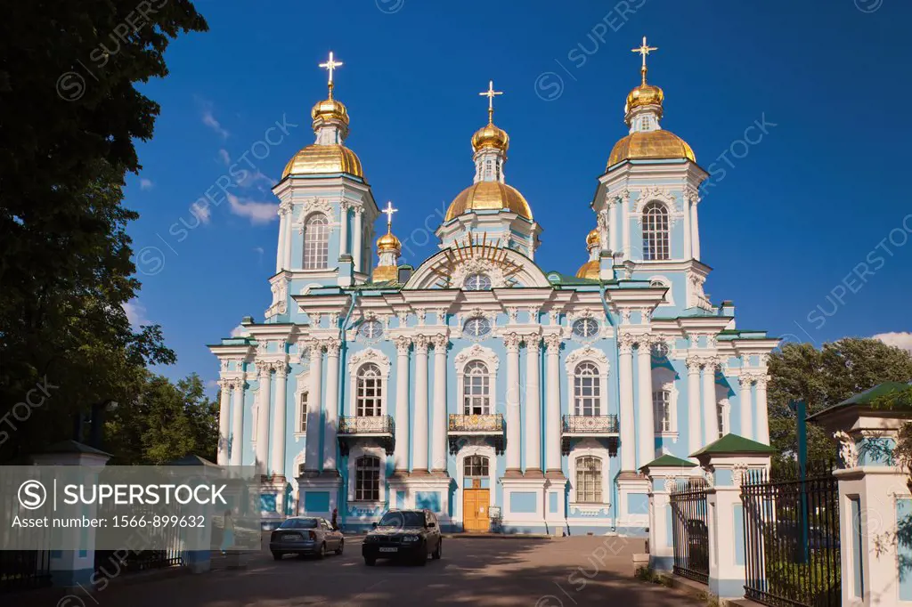 Russia, Saint Petersburg, Mariinsky, Nikolsky Cathedral