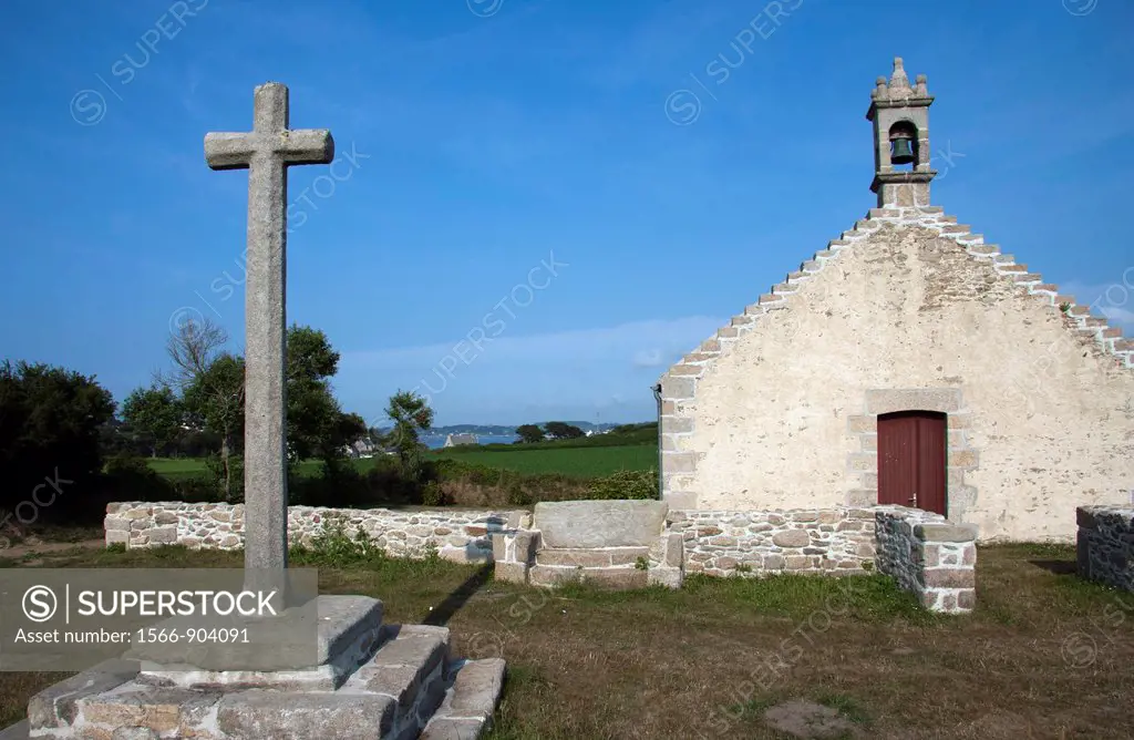 Calvary Chapel and, Pays des Abers, Finistère, Brittany, France