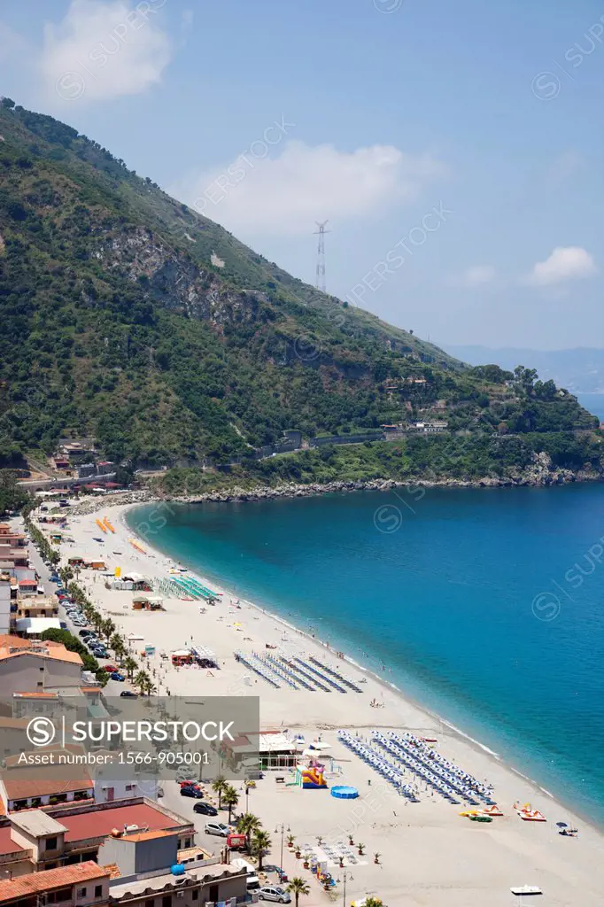 beach, scilla village, province of reggio calabria, calabria, italy, europe