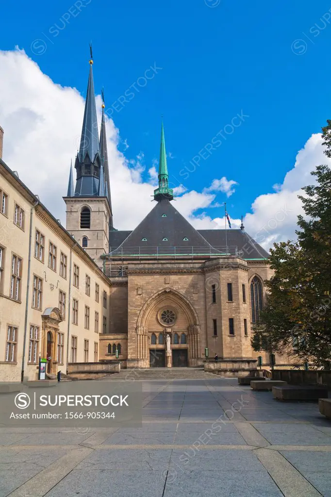 Cathedral of Luxembourg CityCathedrale de Notre Dame de Luxembourg, Luxembourg, Europe