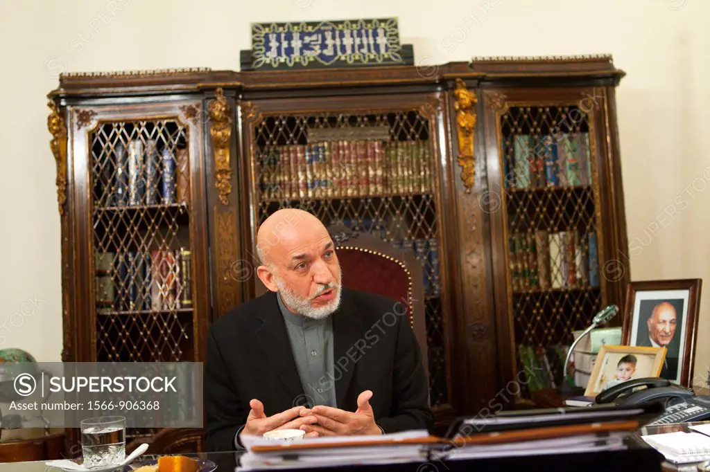 Hamid Karzai, president of Afghanistan since 2002