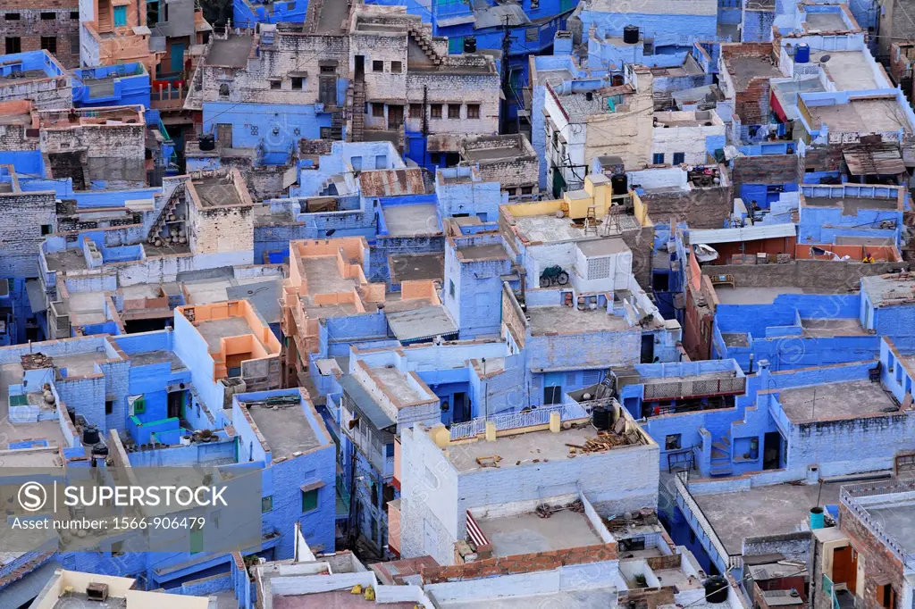 The Blue City, Jodhpur, Rajasthan, India