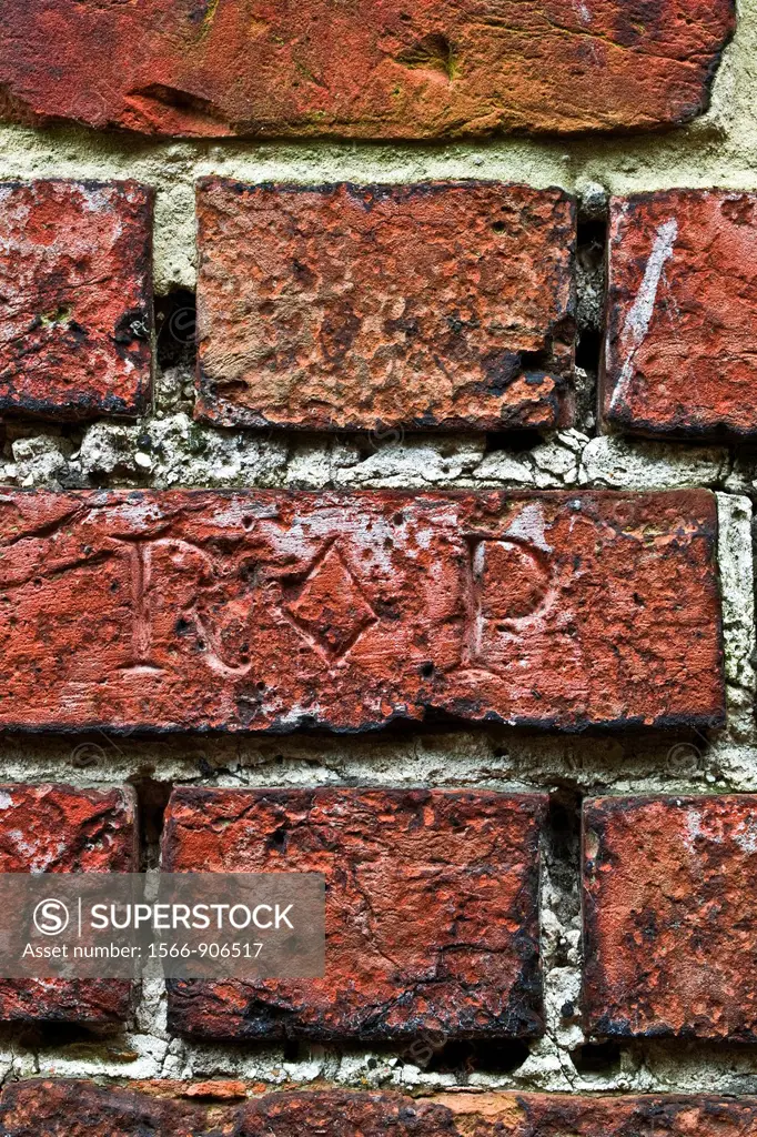 brick wall detail ,sandwich,kent,england,uk,europe