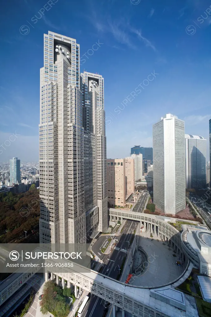 Tocho building (Tokyo´s City Hall Building), Shinjuku district, Tokyo, Japan