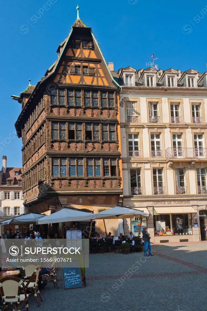 The historic Kammerzell House, Strasbourg, Alsace, France, Europe