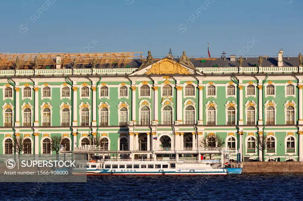 Russia, Saint Petersburg, Center, Winter Palace and Hermitage Museum