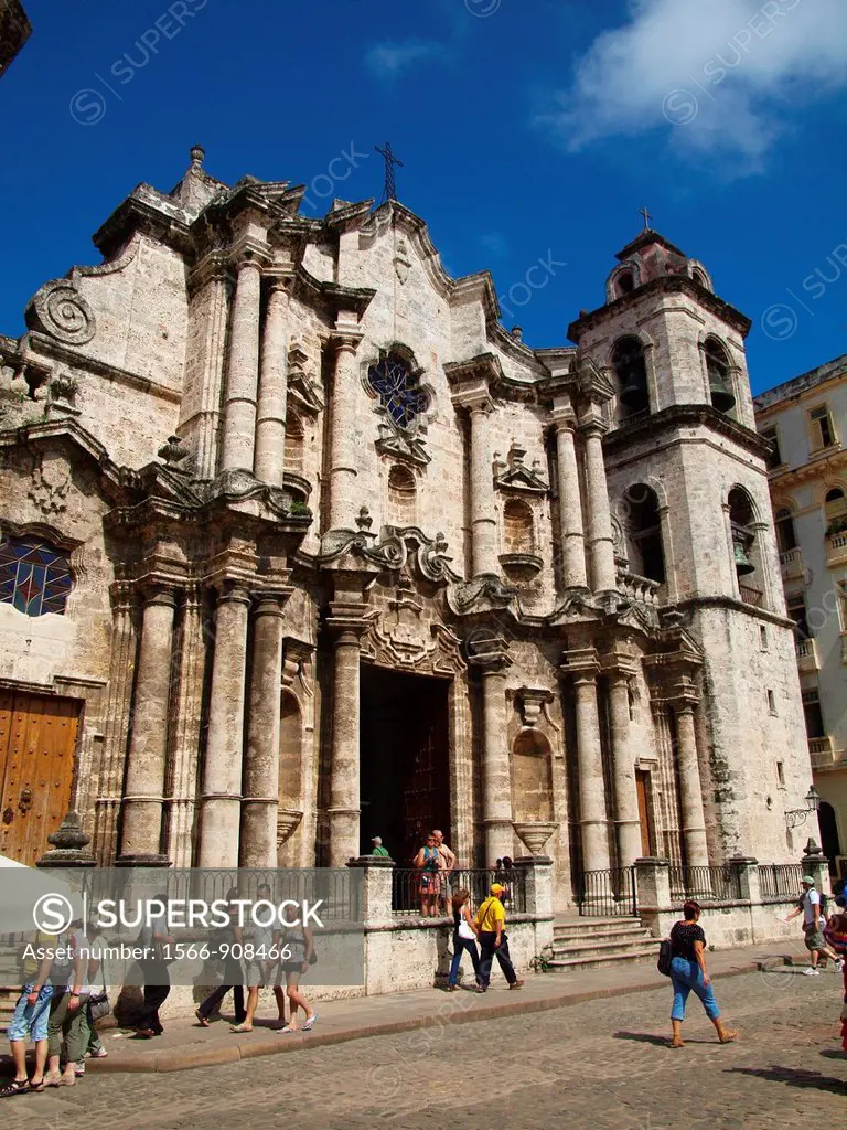Cathedral square  Old Havana  Cuba