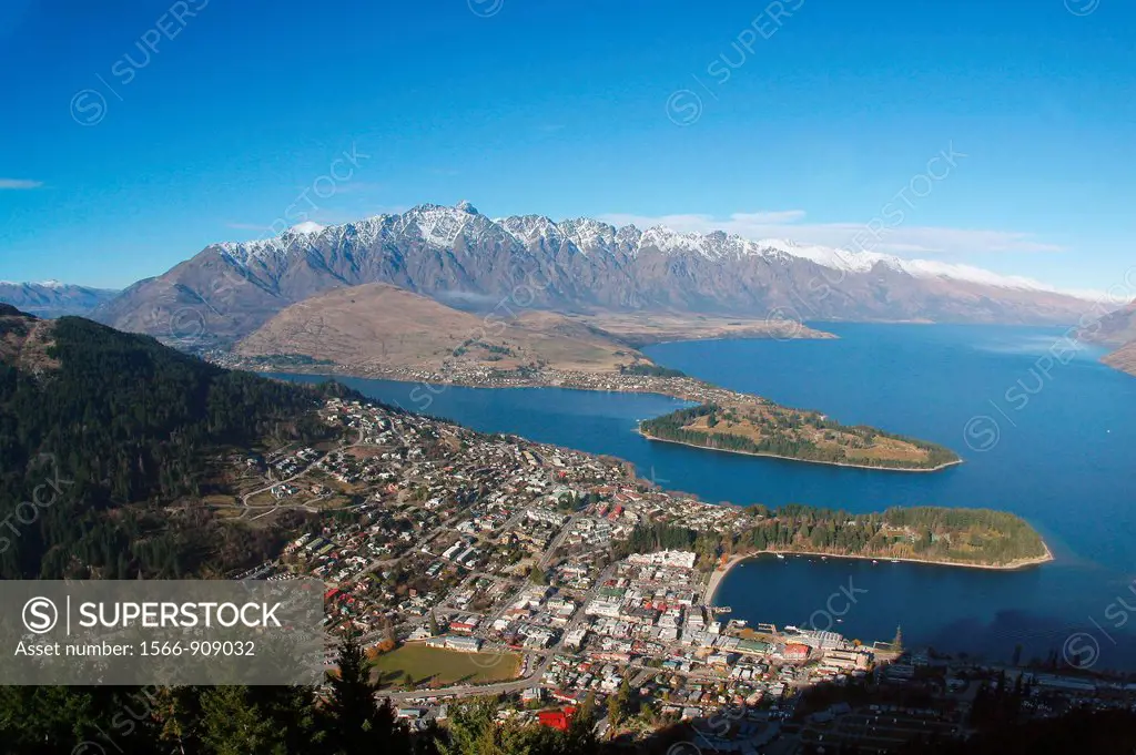 View from Skyline Gondola, Queenstown, South Island, New Zealand