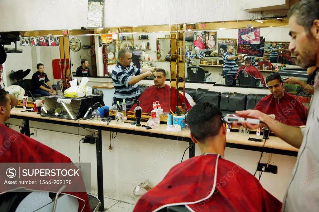 Barber shop in Amman, Jordan