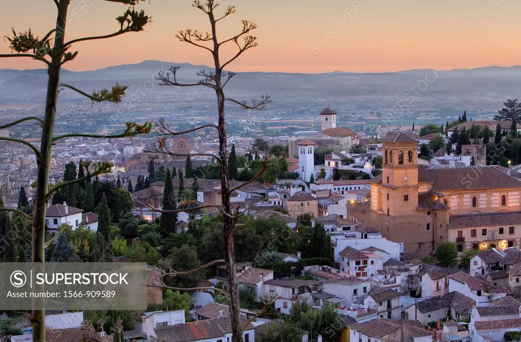 View of Albaicín quarter,Granada Andalusia, Spain