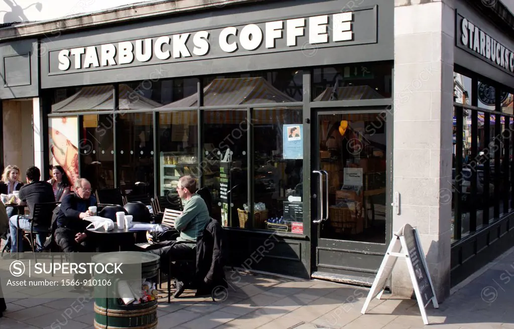 Starbucks Coffee shop at Henley Oxfordshire