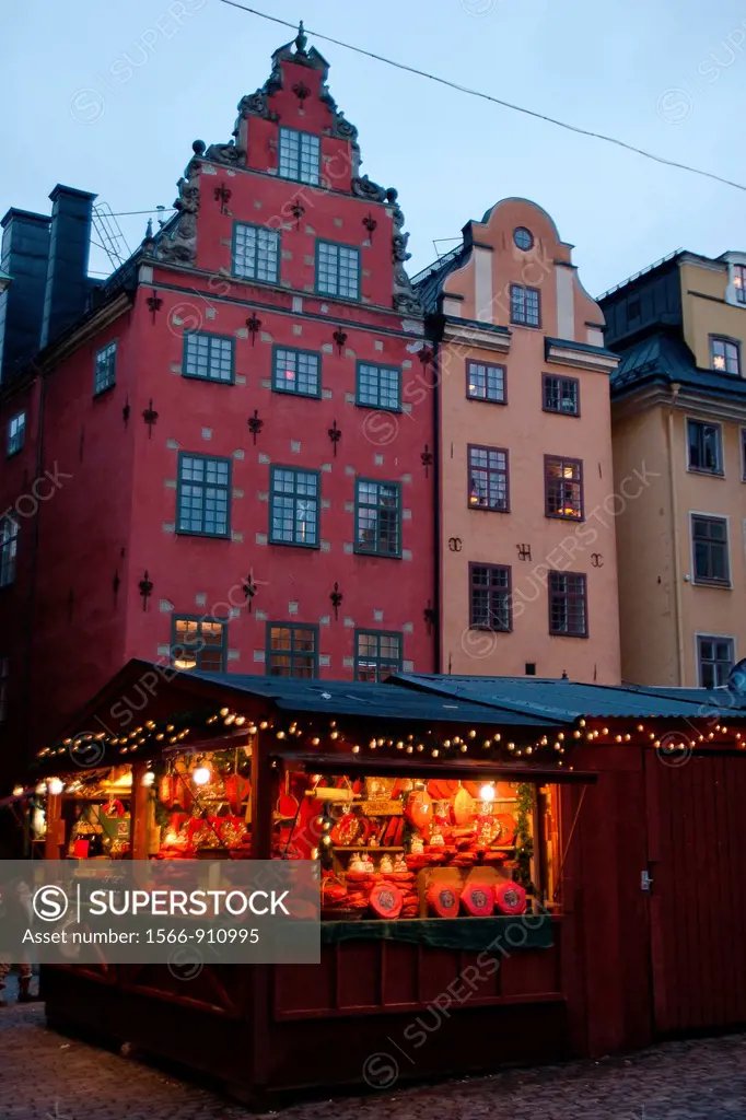 Stortorgets Julmarknad, Christmas market, Borsen, Stockholm, Sweden