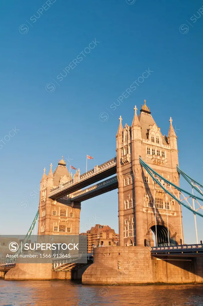 Tower Bridge at sunset, London, United Kingdom