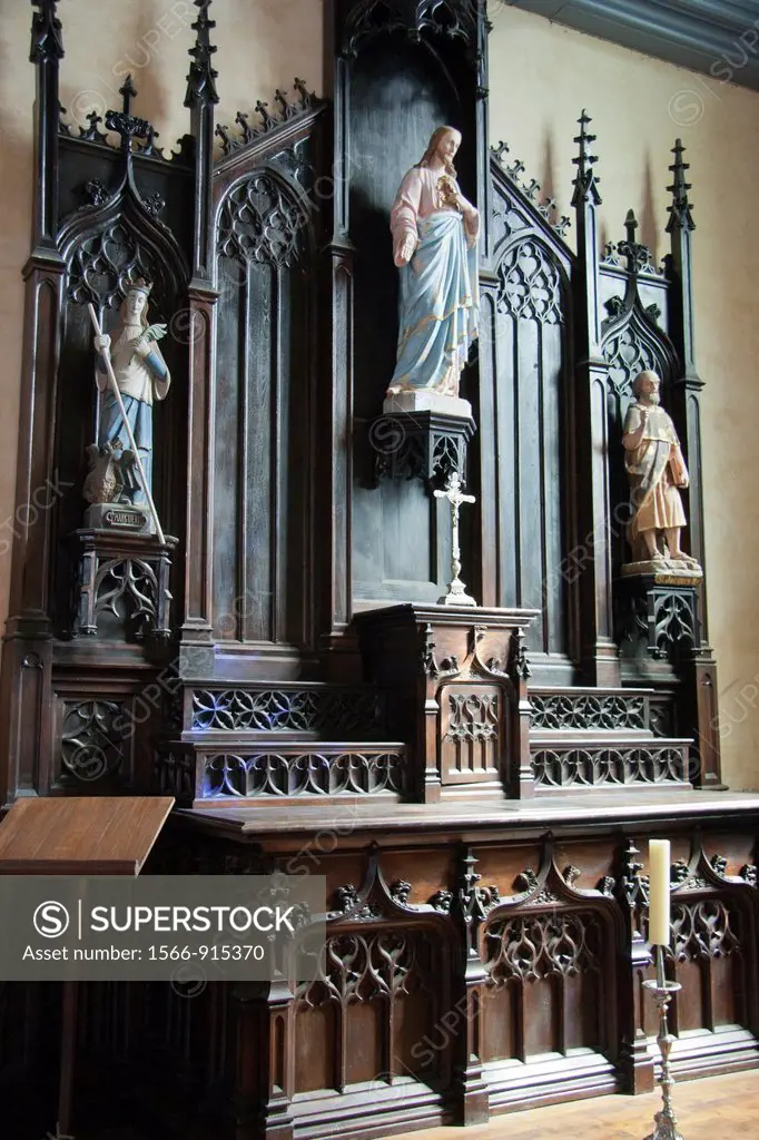 Altarpiece central Brittany, France
