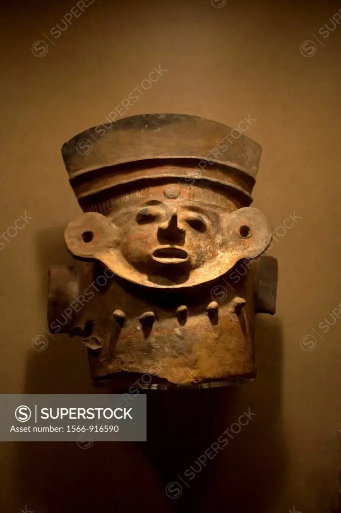 A clay statuette is displayed in the National Museum of Anthropology in Mexico City, December 1, 2011  The National Museum of Anthropology and History...