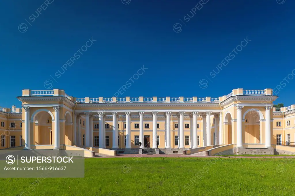 Russia, Saint Petersburg, Pushkin-Tsarskoye Selo, Alexander Palace, final home of Czar Nicholas II until the Russian Revolution