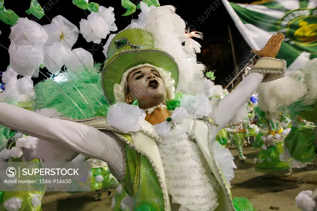 Carnival parade at the Sambodrome, Rio de Janeiro, Brazil