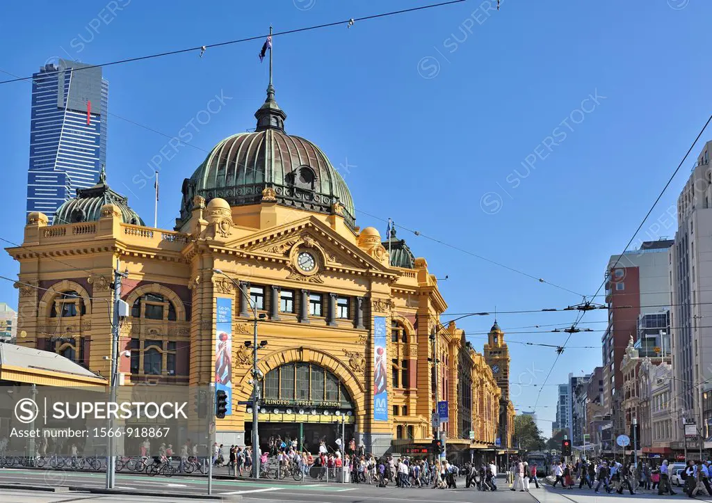 Flinders Street station in Melbourne Citiy