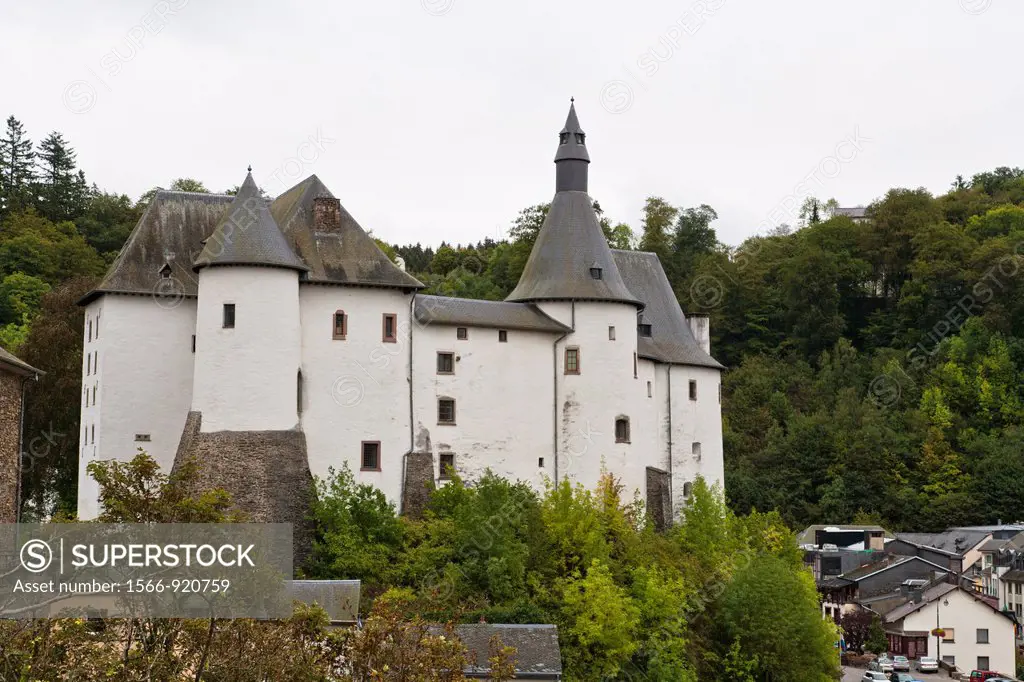 The picturesque castle of Clervaux, Luxembourg, Europe