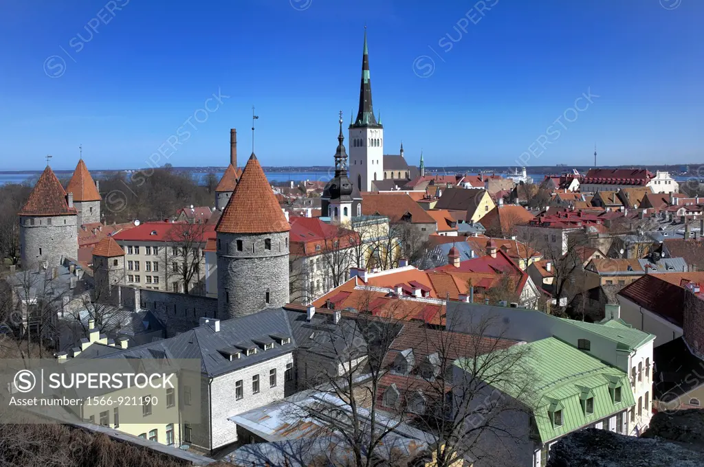 St  Olaf´s church, Historic Centre Old Town, Tallinn, Estonia