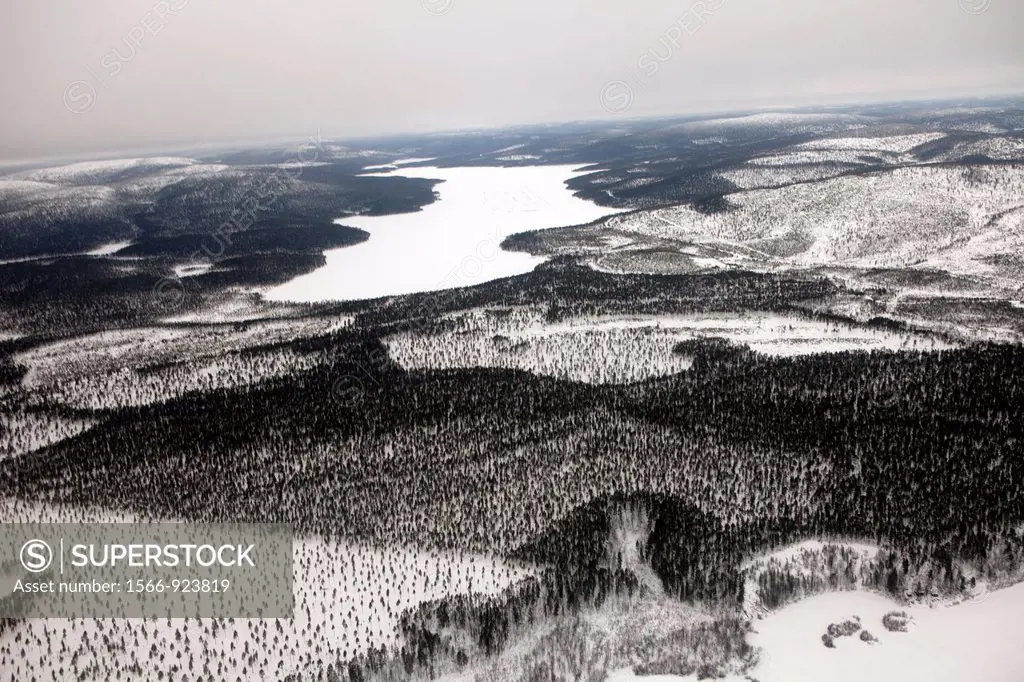 landscape of Northern Finland