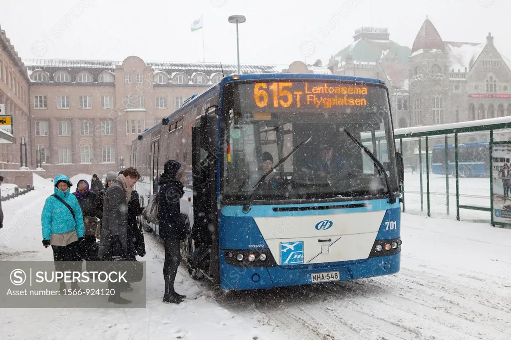 busstation in Helsinki