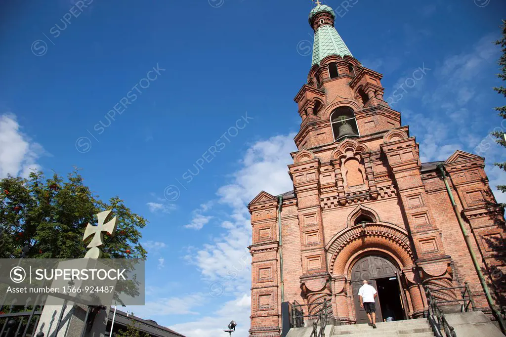 orthodox church, tampere, finland, europe
