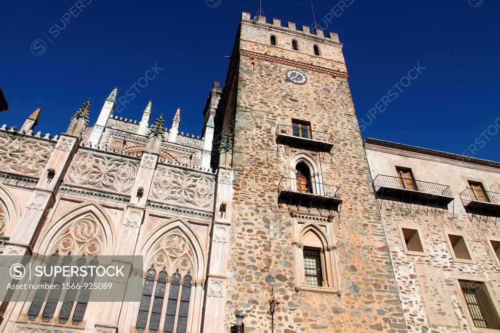 Monastery in Guadalupe,Guadalupe,Caceres province,Spain