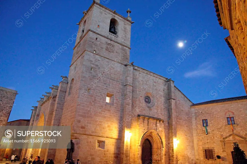St  Mary´s cathedral at dusk15th-16th century, Cáceres , Extremadura, Spain