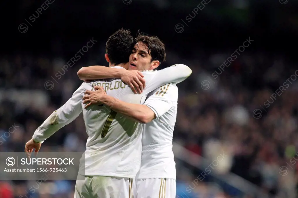 Kaká, soccer player of Real Madrid  Santiago Bernabeu stadium  Real Madrid match against C D Español  Madrid, 04/03/2012