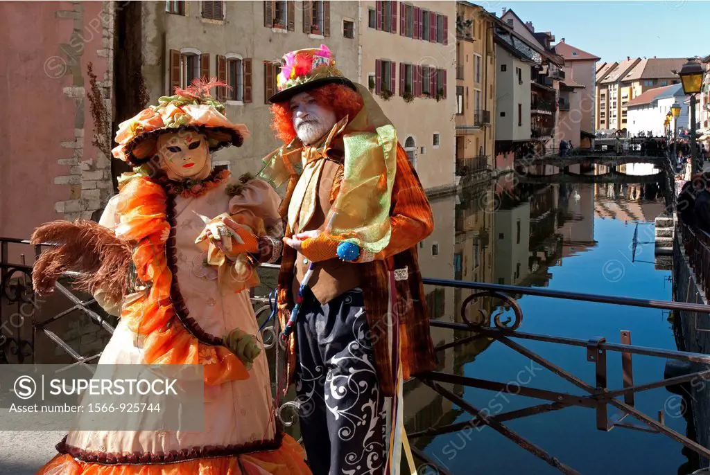 Carnival Venetian 2012 in Annecy, Haute Savoie, France, Europe