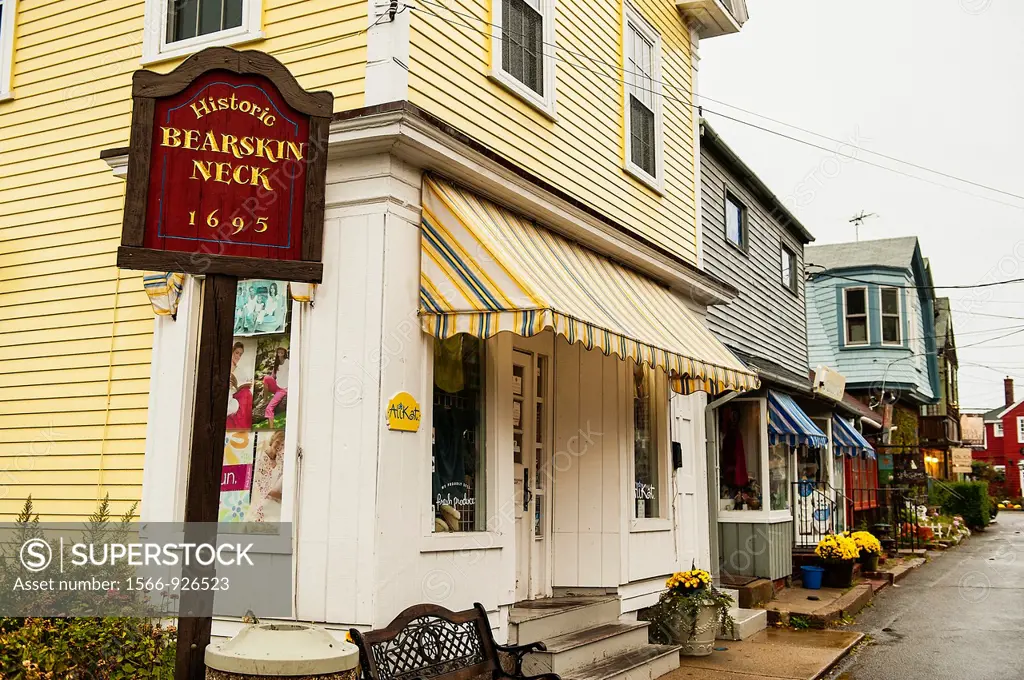 Historic Bearskin Neck district, Rockport, Massachusetts, USA