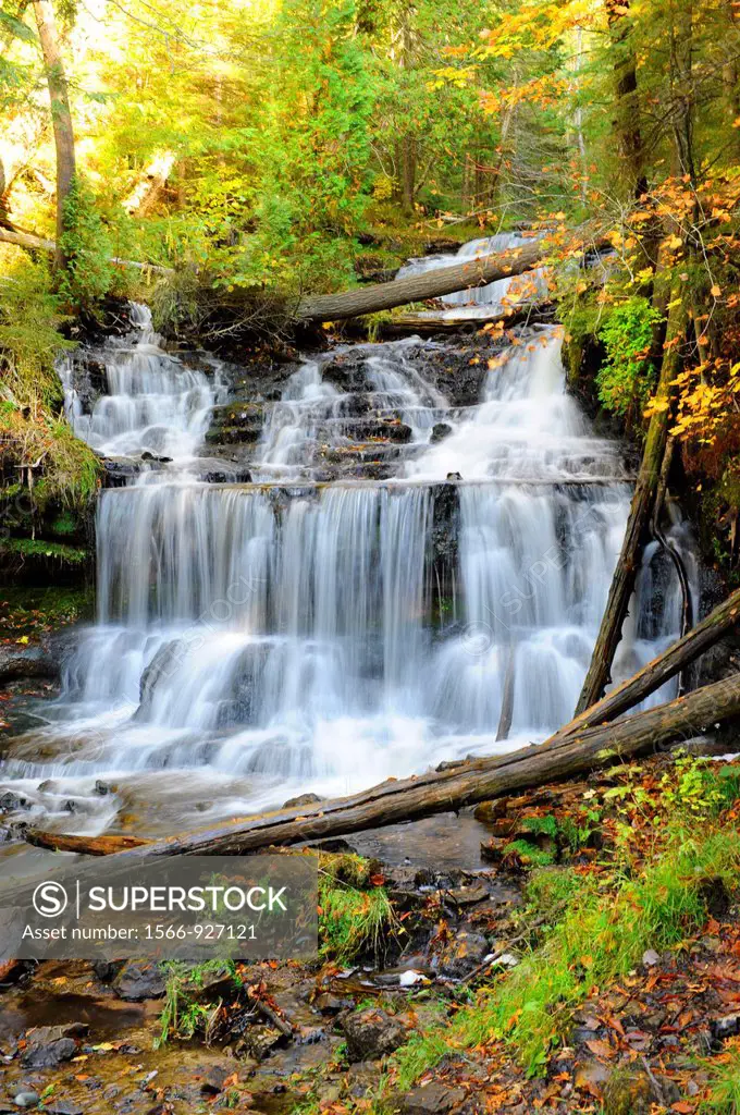 Wagner waterfalls Munising Michigan Upper Peninsula