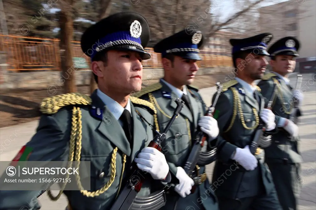 graduation of Afghan National Police officers in Kabul