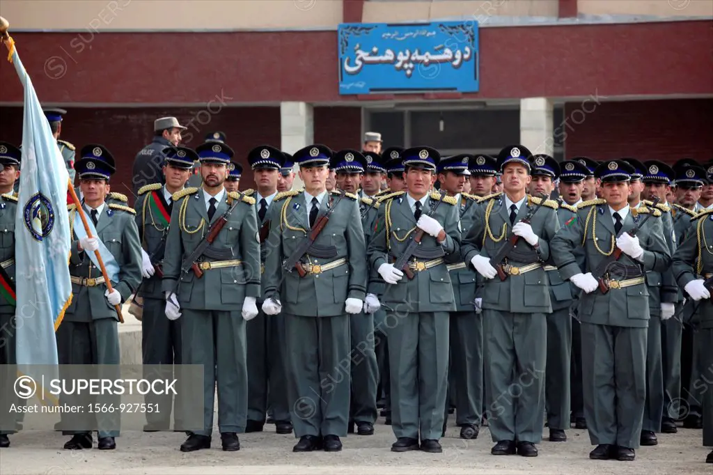 graduation of Afghan National Police officers in Kabul