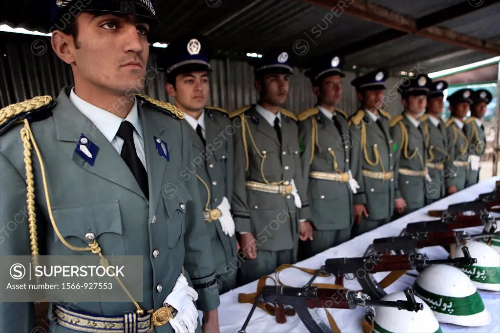 graduation of Afghan National Police officers in Kabul