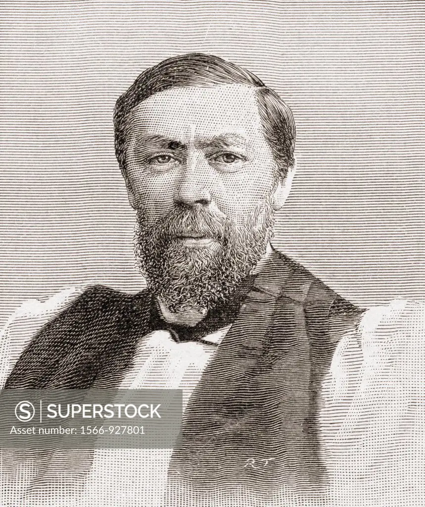 Rev John Wareing Bardsley,1835 - 1914  Bishop of Carlisle  From The Strand Magazine published 1897